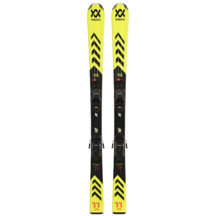 Völkl Racetiger Jr Yellow + 4.5 VMotion Jr