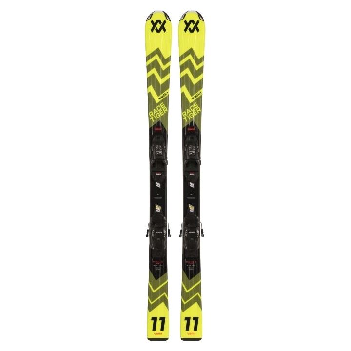 Völkl Racetiger Jr Yellow + 4.5 VMotion JR BLK